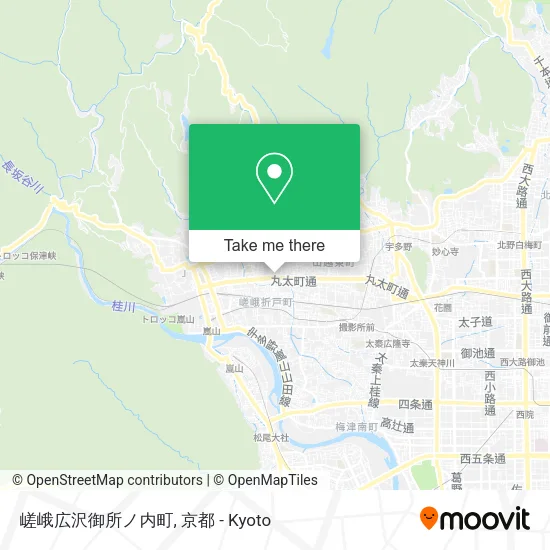 嵯峨広沢御所ノ内町 map