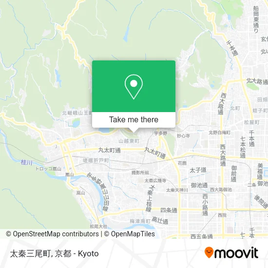 太秦三尾町 map