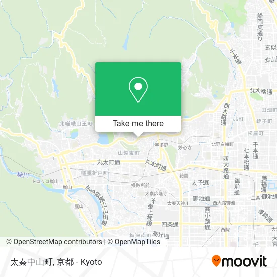 太秦中山町 map