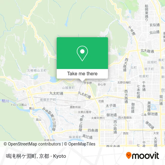 鳴滝桐ケ淵町 map
