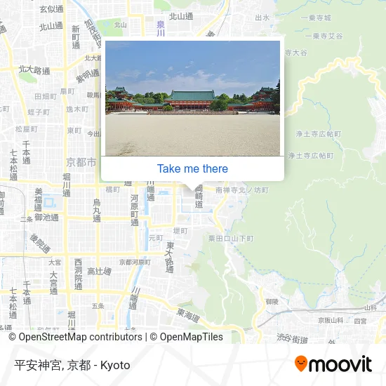 平安神宮 map