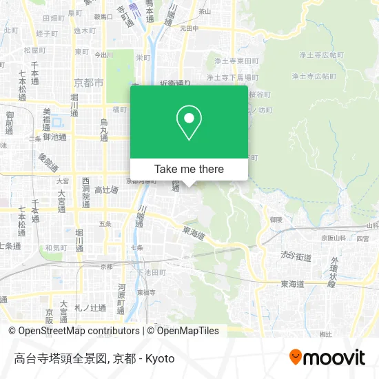 Kodai-ji Subtemple Full View map