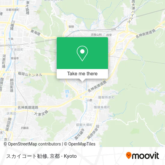 スカイコート勧修 map