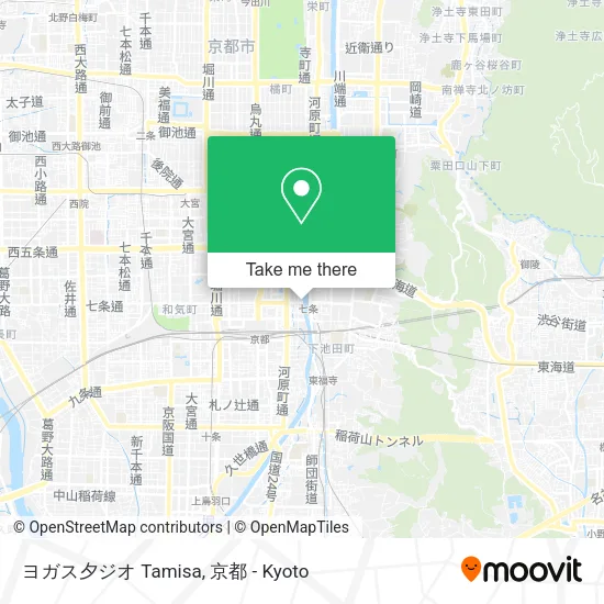 Yoga Studio Tamisa map