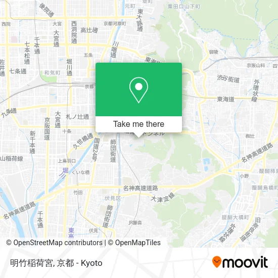 明竹稲荷宮 map