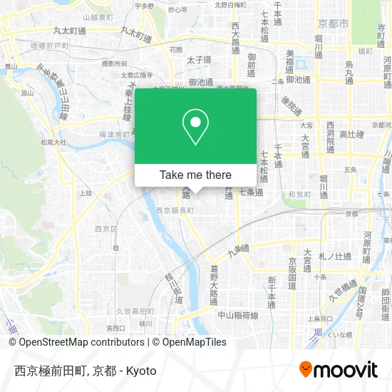 西京極前田町 map