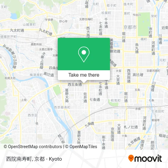 西院南寿町 map