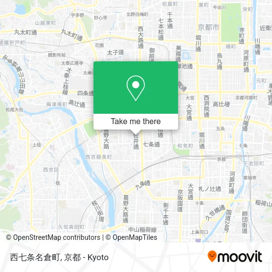 西七条名倉町 map