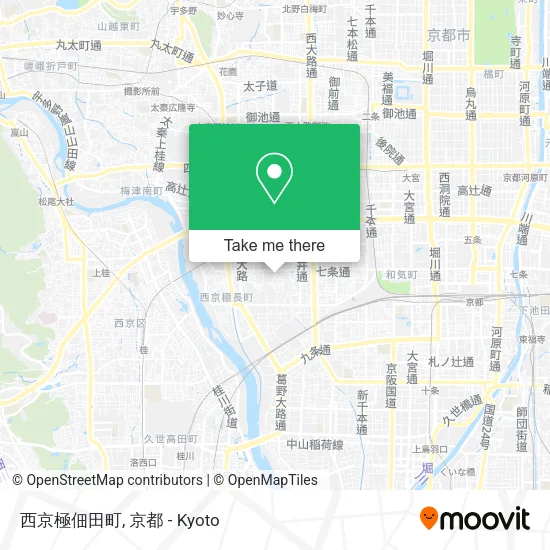 西京極佃田町 map