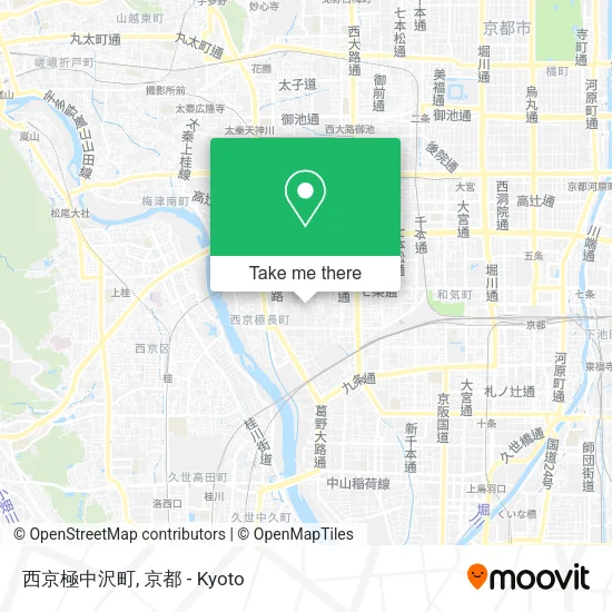 西京極中沢町 map