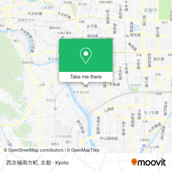 西京極南方町 map