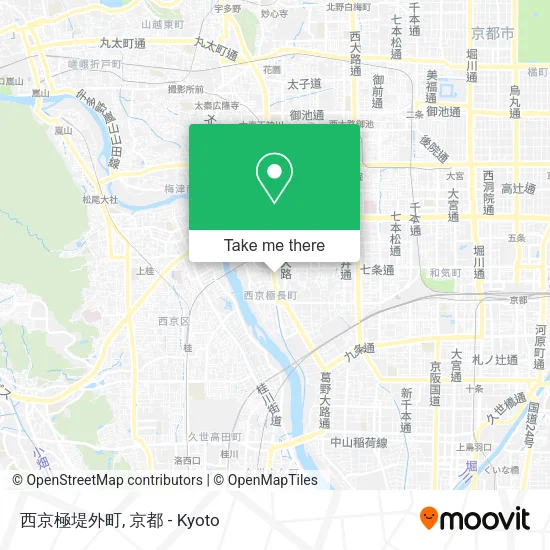 西京極堤外町 map