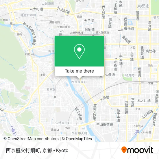 西京極火打畑町 map