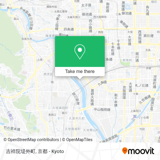 吉祥院堤外町 map