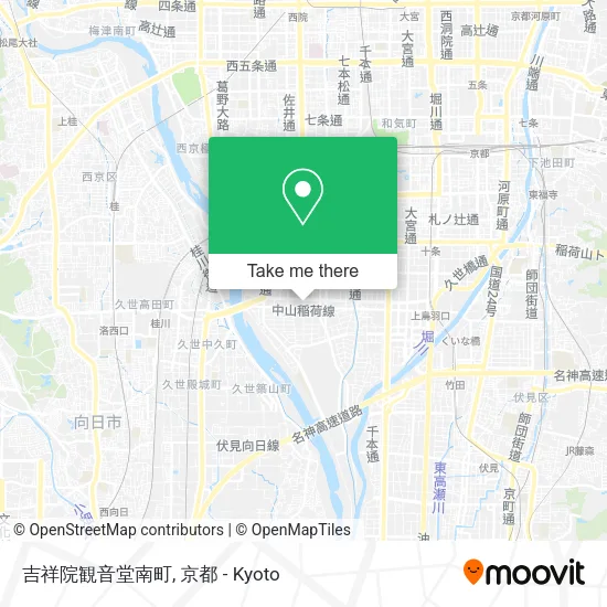 吉祥院観音堂南町 map