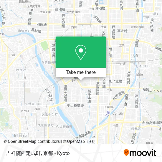 吉祥院西定成町 map