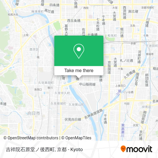 吉祥院石原堂ノ後西町 map