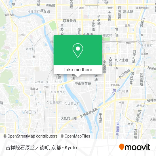 吉祥院石原堂ノ後町 map
