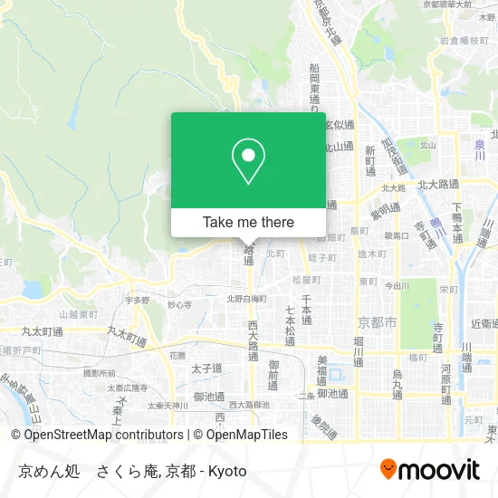 京めん処　さくら庵 map