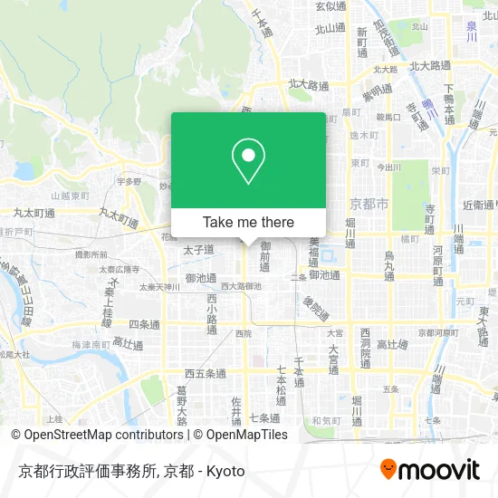 京都行政評価事務所 map