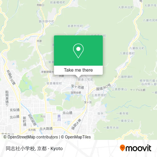 同志社小学校 map