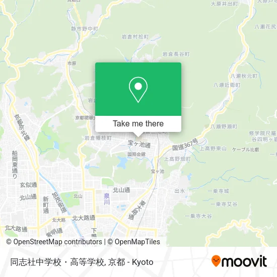 同志社中学校・高等学校 map