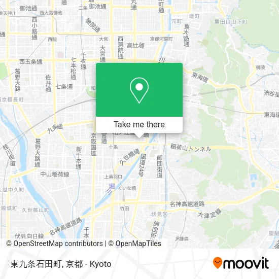 東九条石田町 map