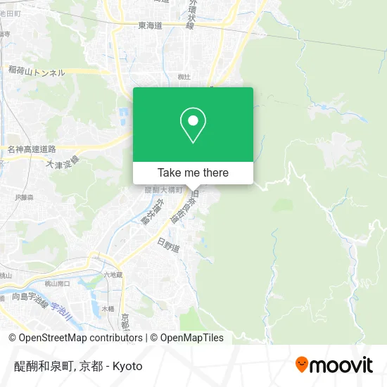 醍醐和泉町 map