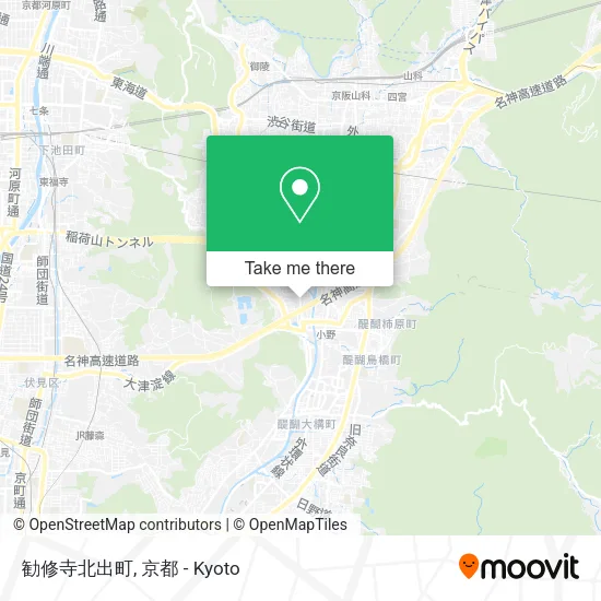 勧修寺北出町 map