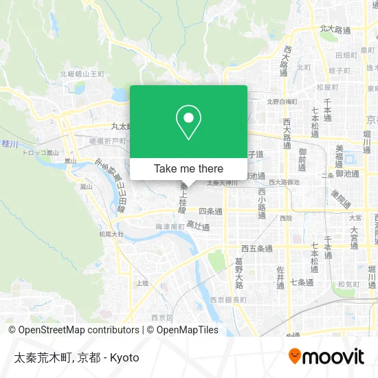 太秦荒木町 map