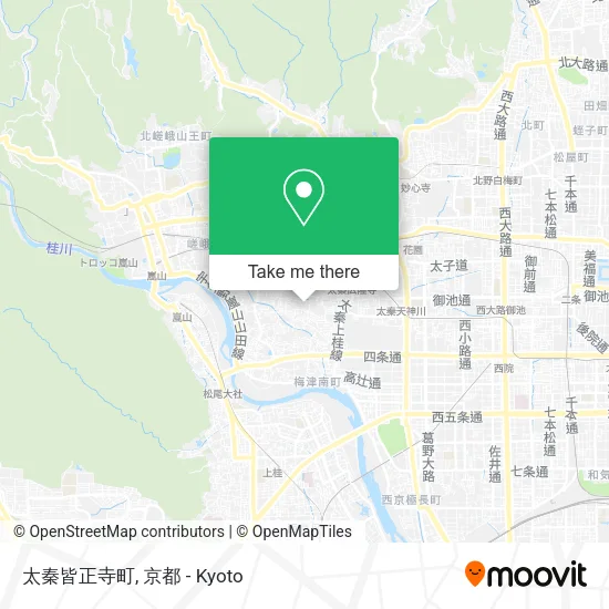 太秦皆正寺町 map