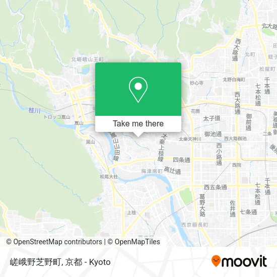 嵯峨野芝野町 map