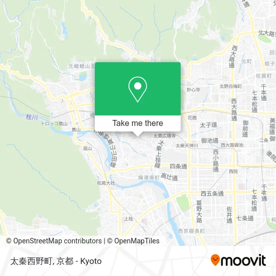太秦西野町 map