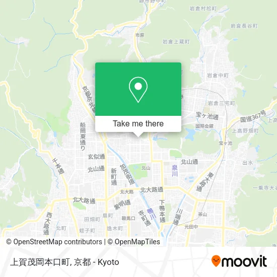 上賀茂岡本口町 map