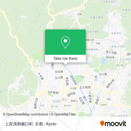 上賀茂御薗口町 map