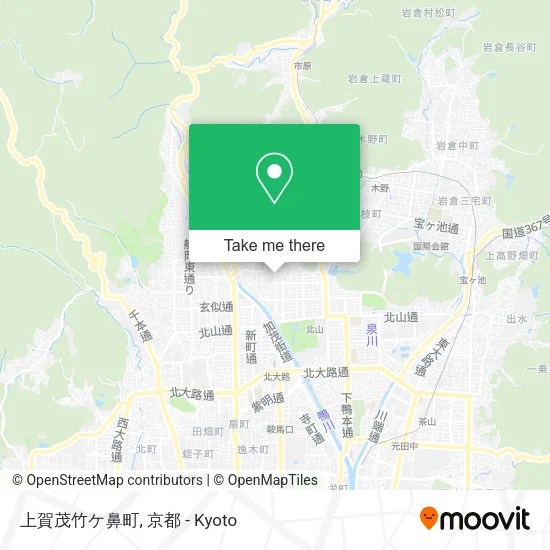 上賀茂竹ケ鼻町 map