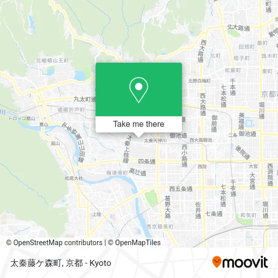 太秦藤ケ森町 map