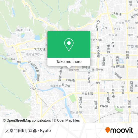太秦門田町 map