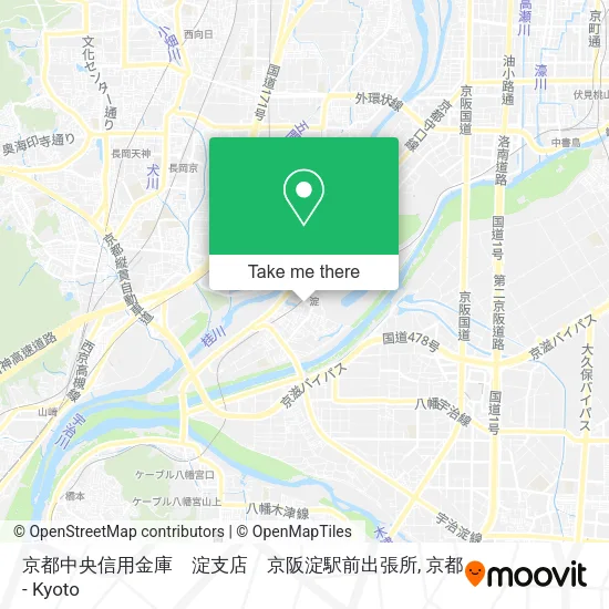 京都中央信用金庫　淀支店　京阪淀駅前出張所 map