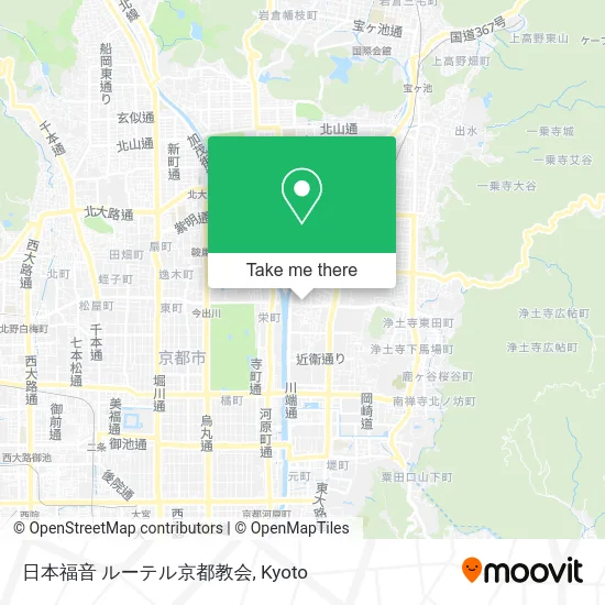 日本福音 ルーテル京都教会 map