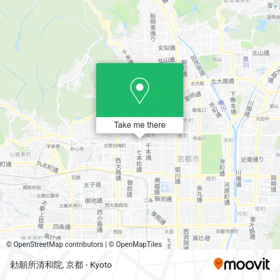 勅願所清和院 map