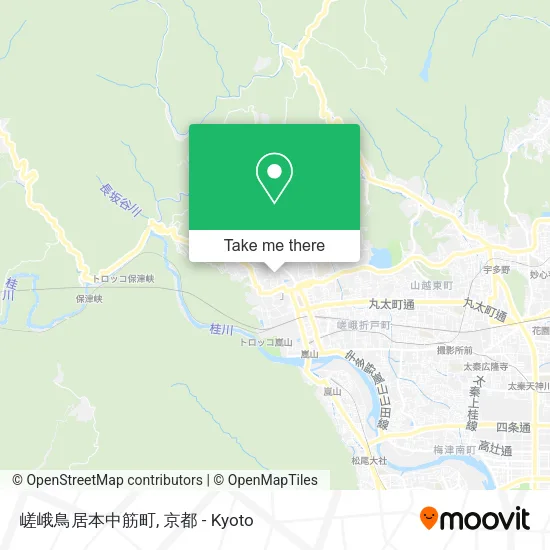 嵯峨鳥居本中筋町 map