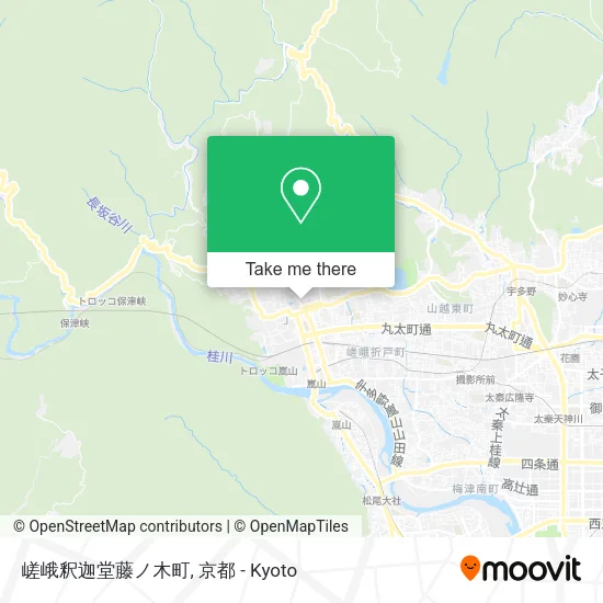 嵯峨釈迦堂藤ノ木町 map