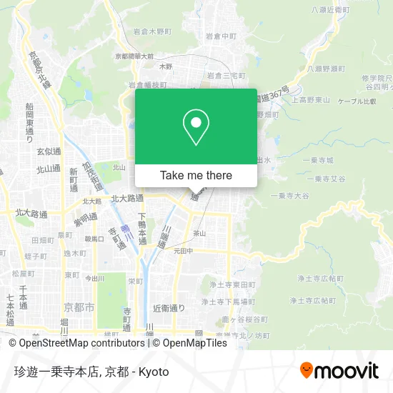 珍遊一乗寺本店 map