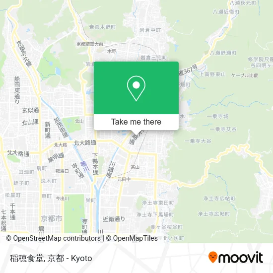 Inaho Dining Hall map