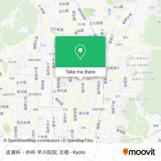皮膚科・外科 早川医院 map