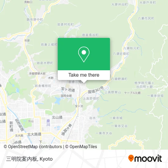 三明院案内板 map