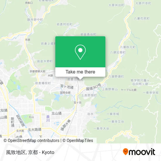 風致地区 map