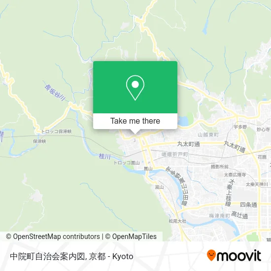 中院町自治会案内図 map