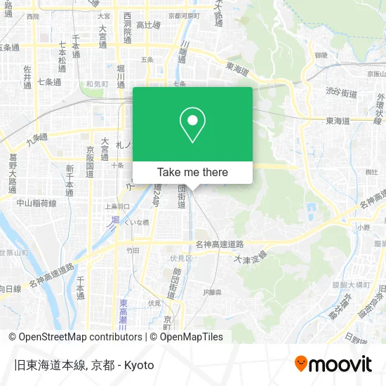 旧東海道本線 map